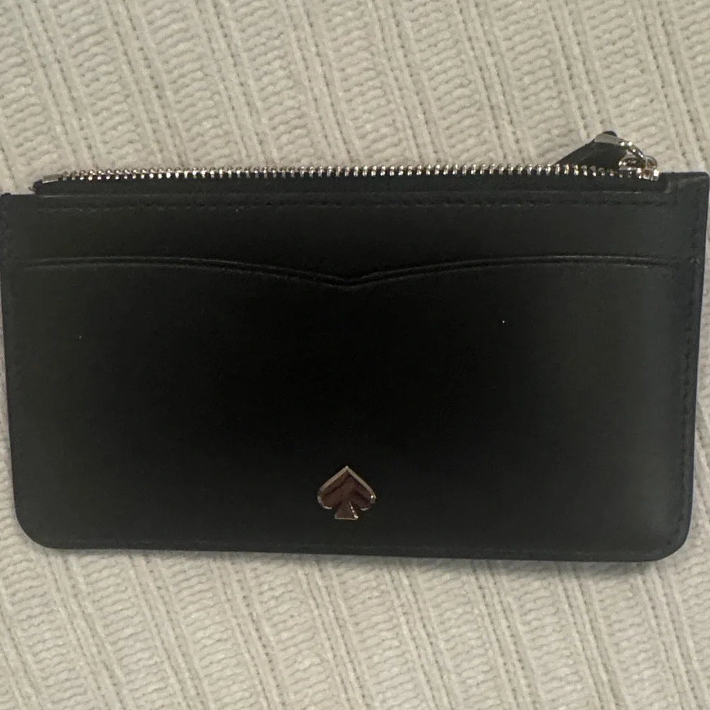 Kate Spade Black and Pink Card Holder - Picture 2 of 5